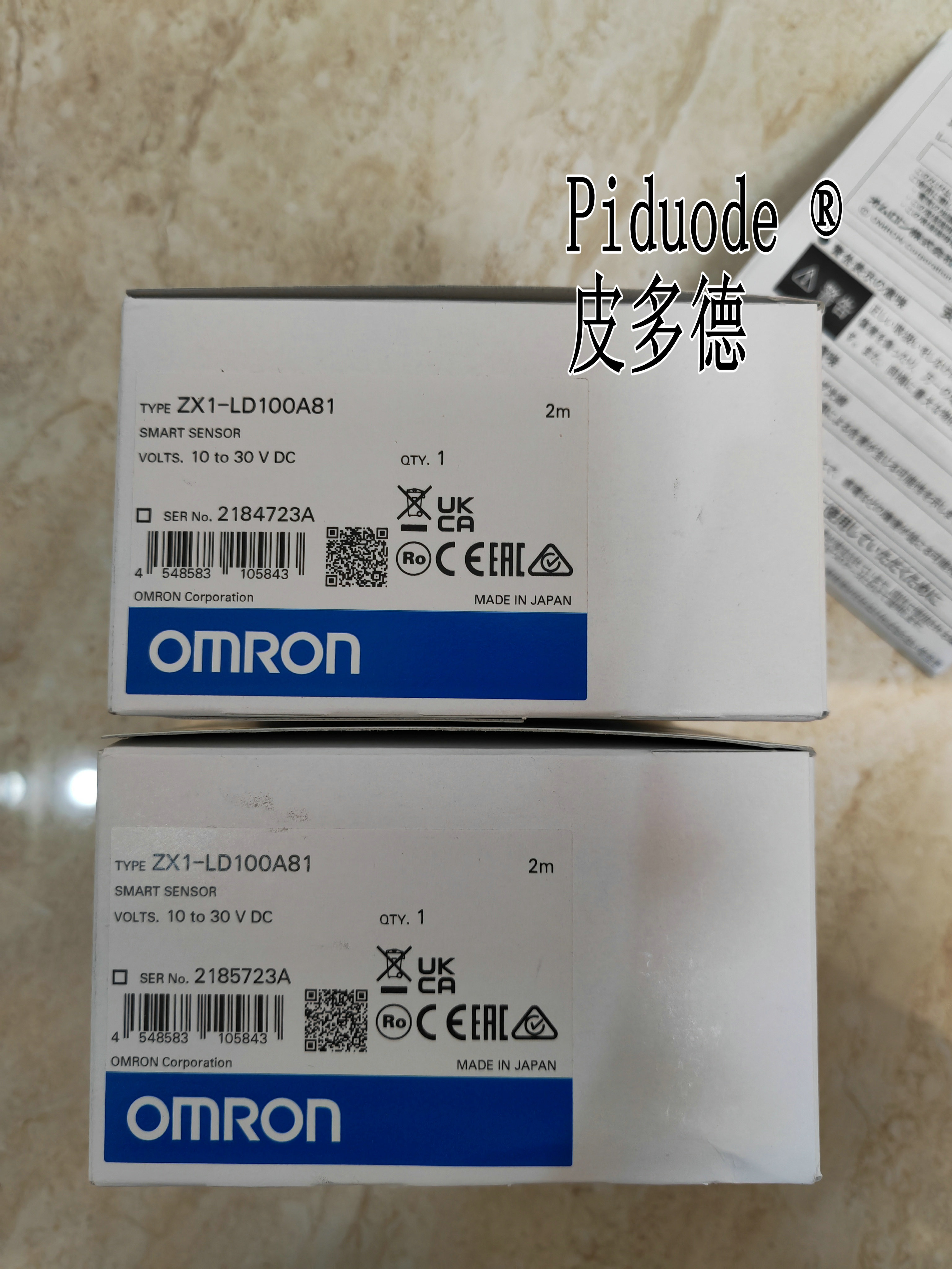 ORMON欧姆龙ZX1-LD100A81 2M ZX1-LD100A66 ZX